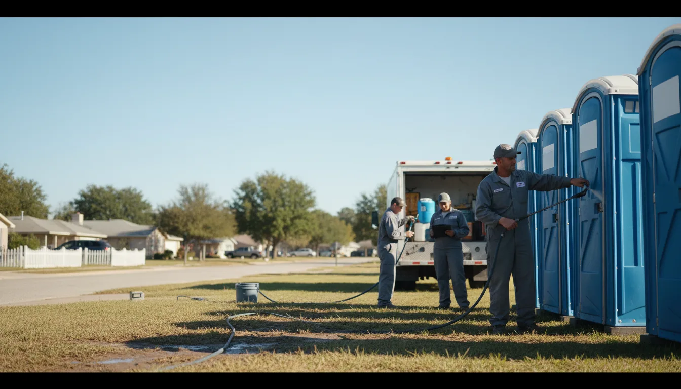 Long-Term Portable Toilet Rental in Alvin, IL near me